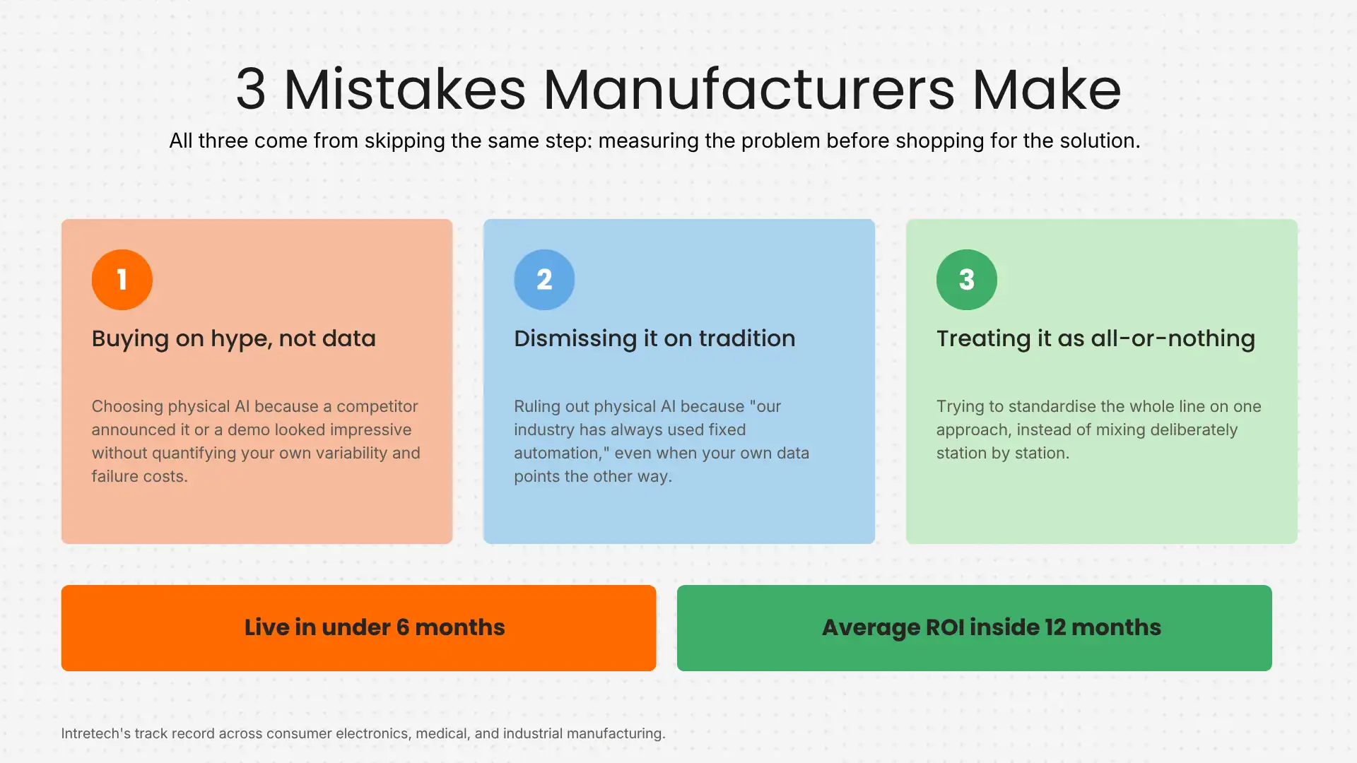 3 mistakes manufacturers make - infografic 3 mistakes manufacturers make - infografic